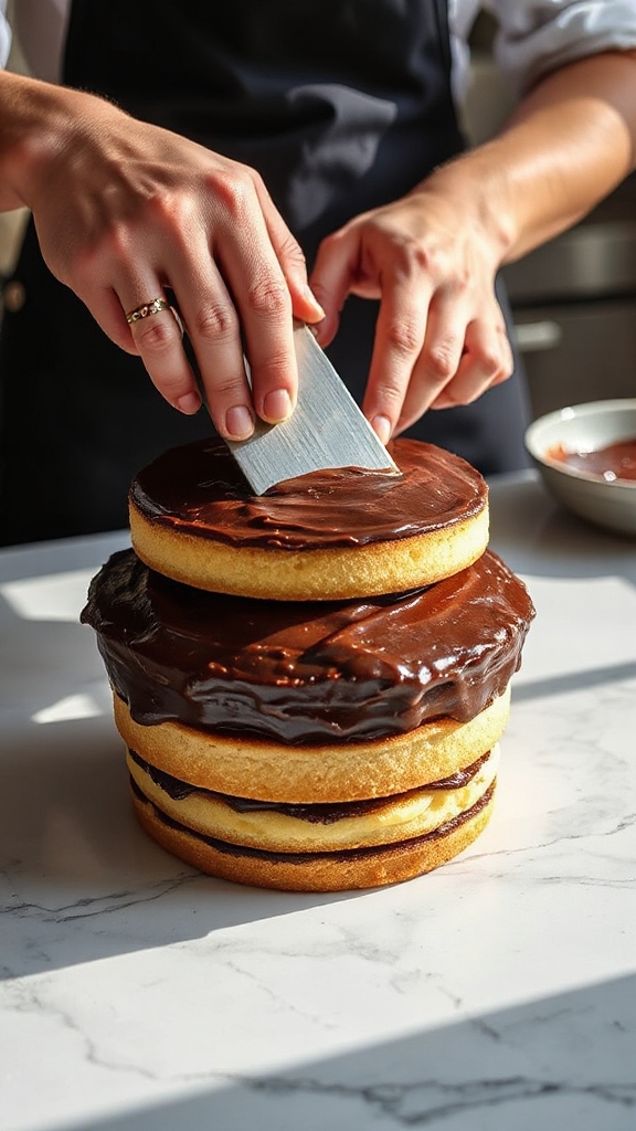 refine fudge layer techniques