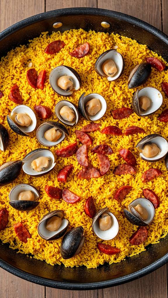 rhode island clam paella