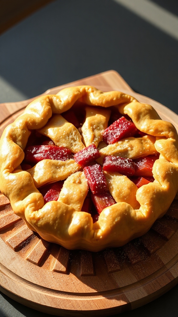 rhubarb pie from minnesota