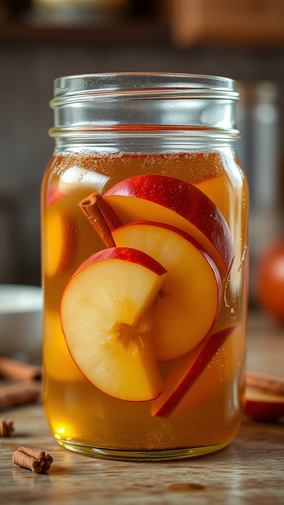 rich caramel apple infusion