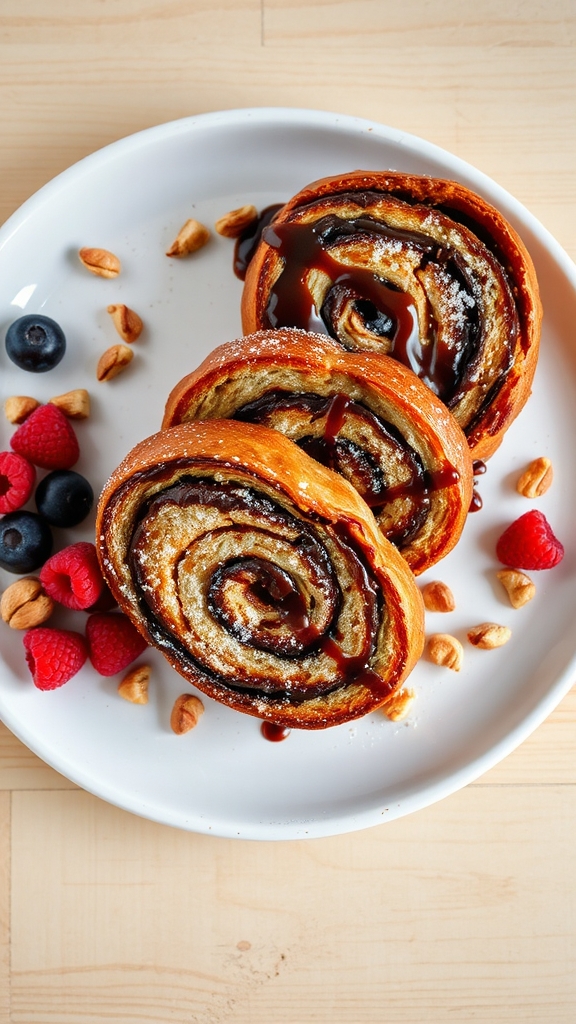 rich chocolate hazelnut babka
