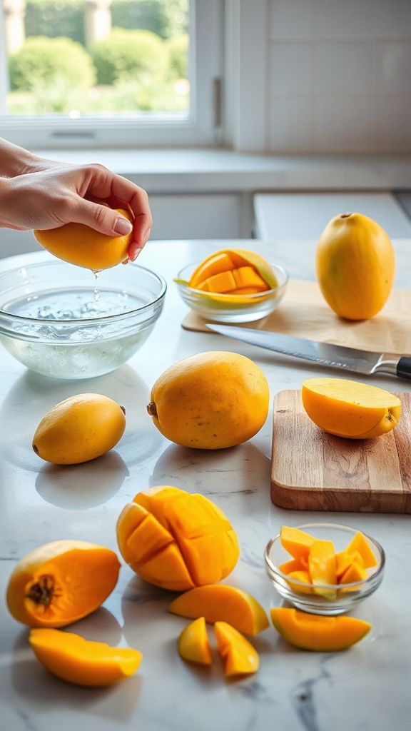 ripe mango preparation guide