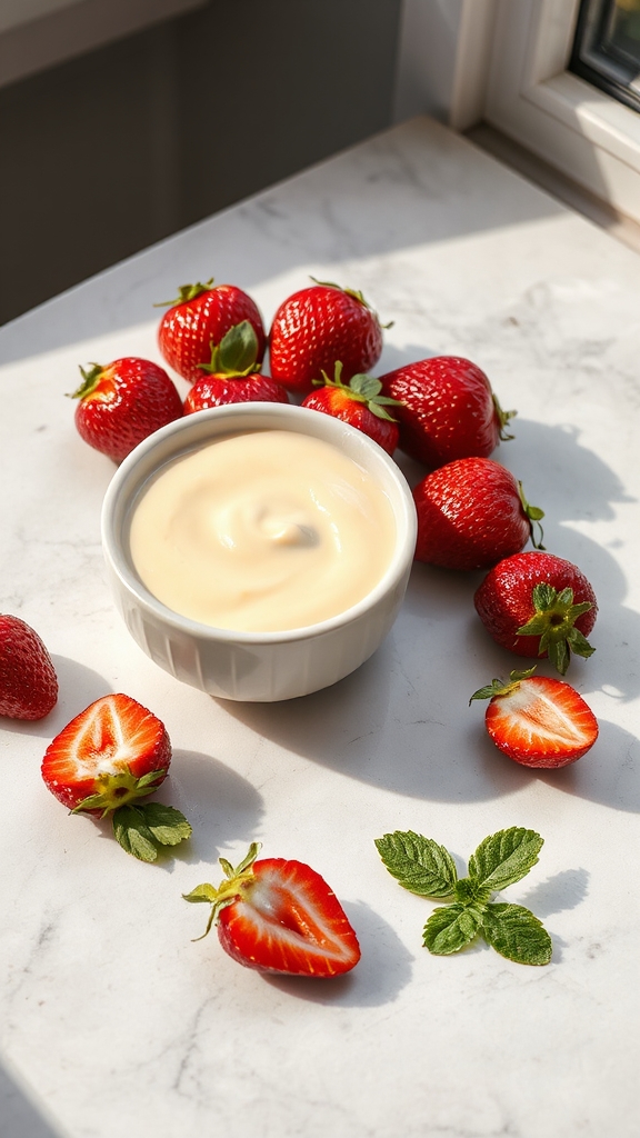 ripe strawberries cr me essentials