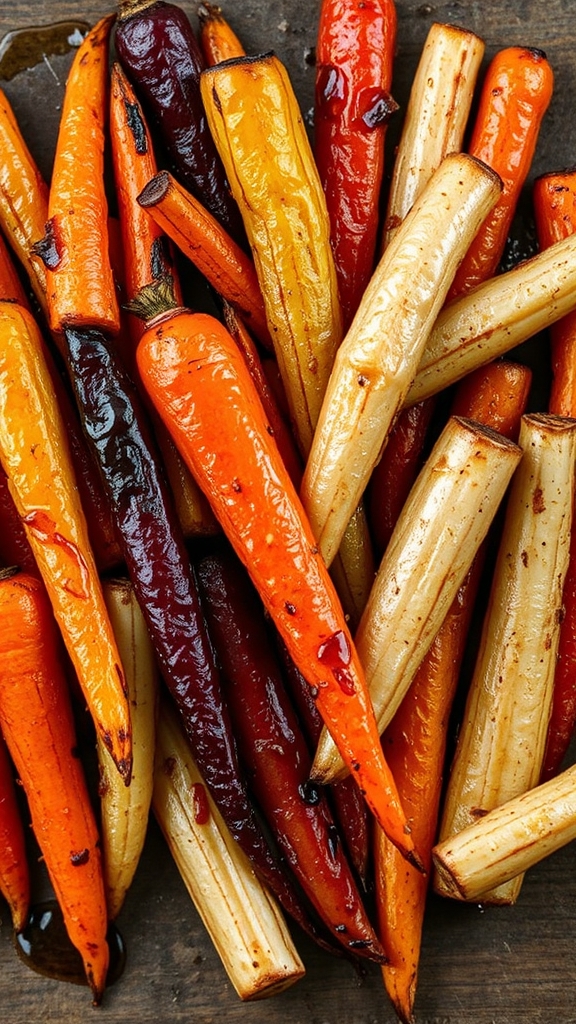 roasting veggie variations glazes