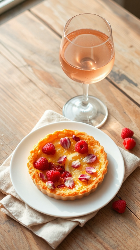 ros wine tart pairings