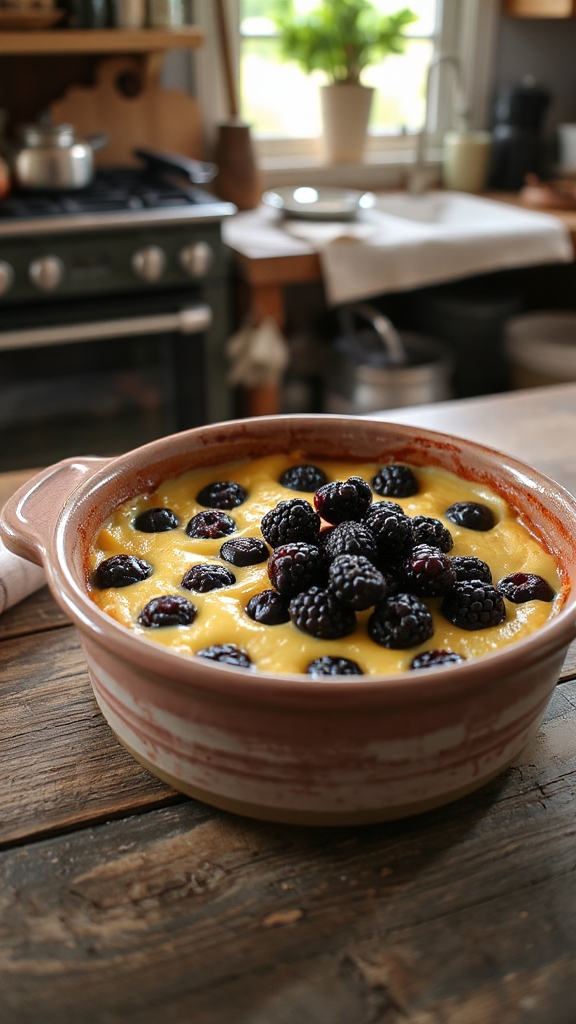 rustic blackberry baking ritual