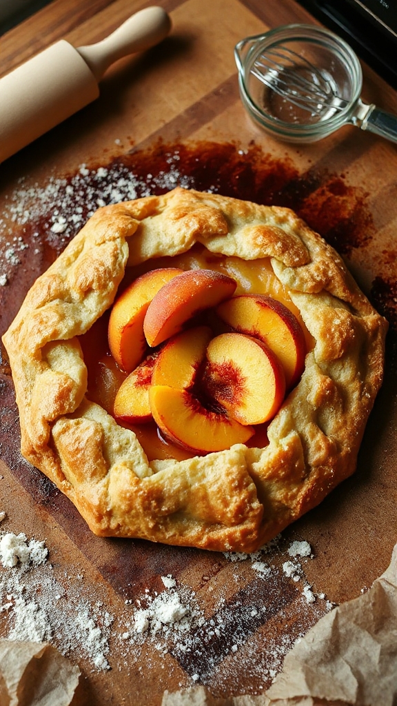 rustic free form fruit baking