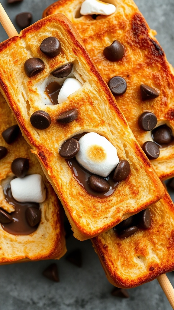 s mores stuffed french toast