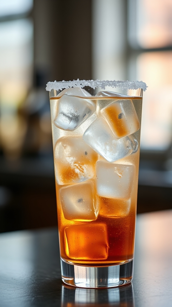 salted rim grapefruit cocktail