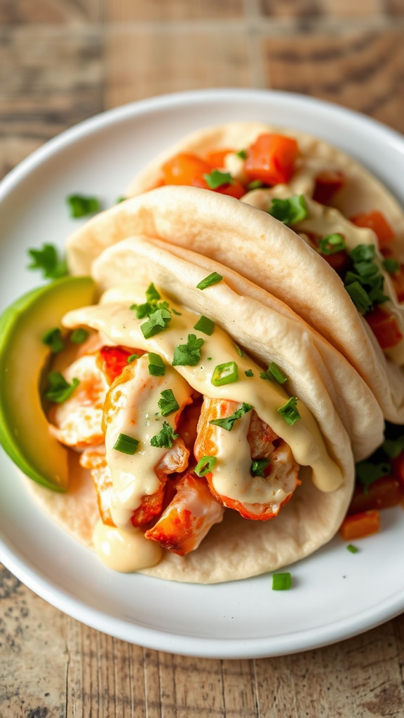 saut ed lobster taco fusion