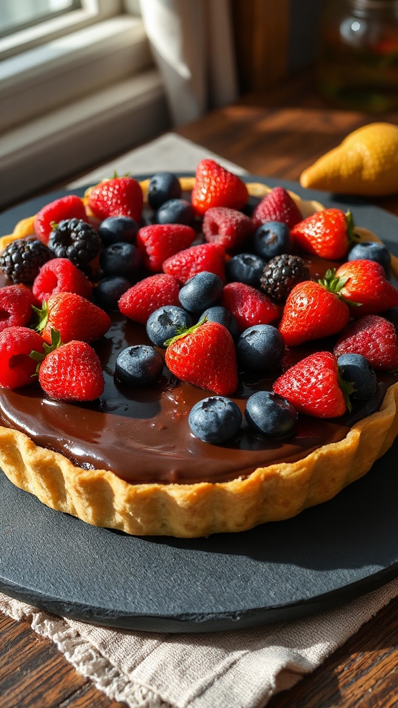 seasonal berry tart adaptations