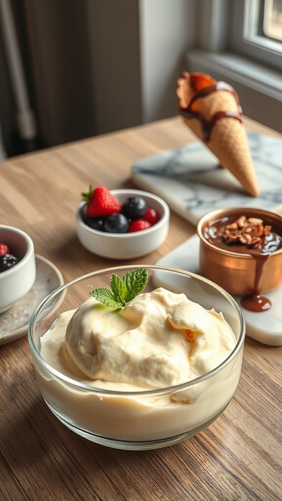 seasonal variations for custard