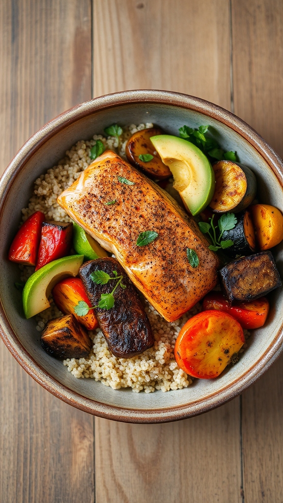 seattle coffee rubbed salmon