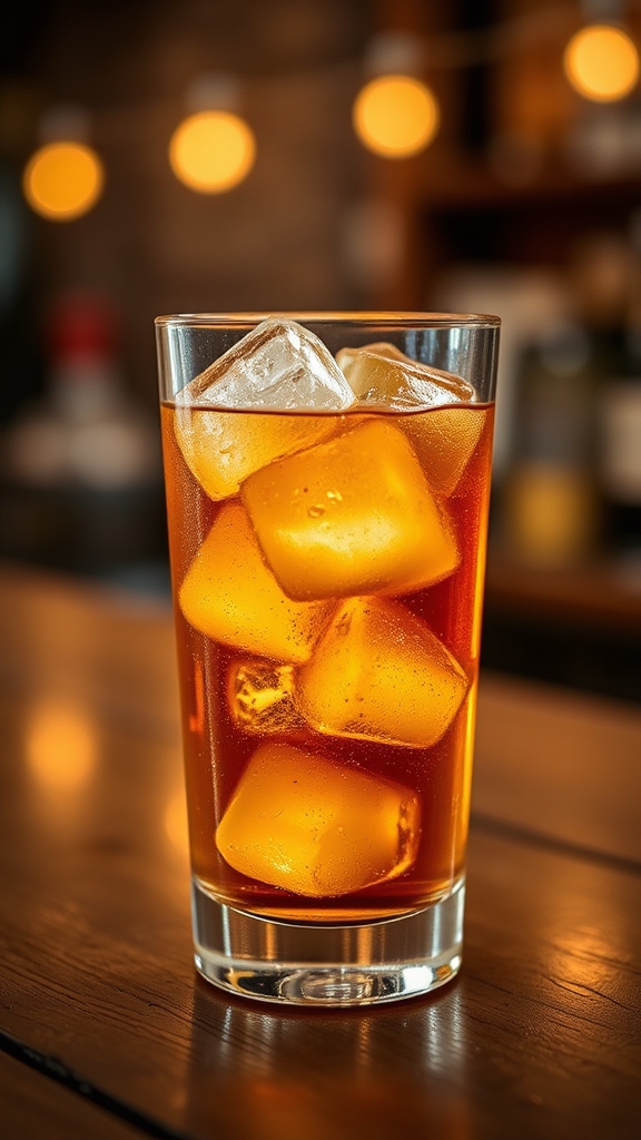 shake bourbon for cocktail