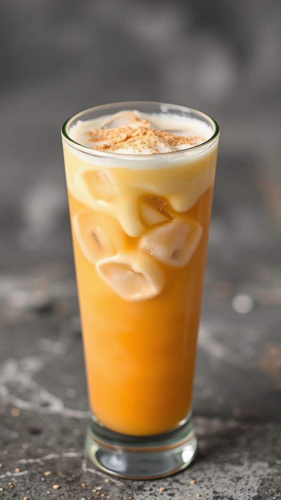 shake tropical rum cocktail