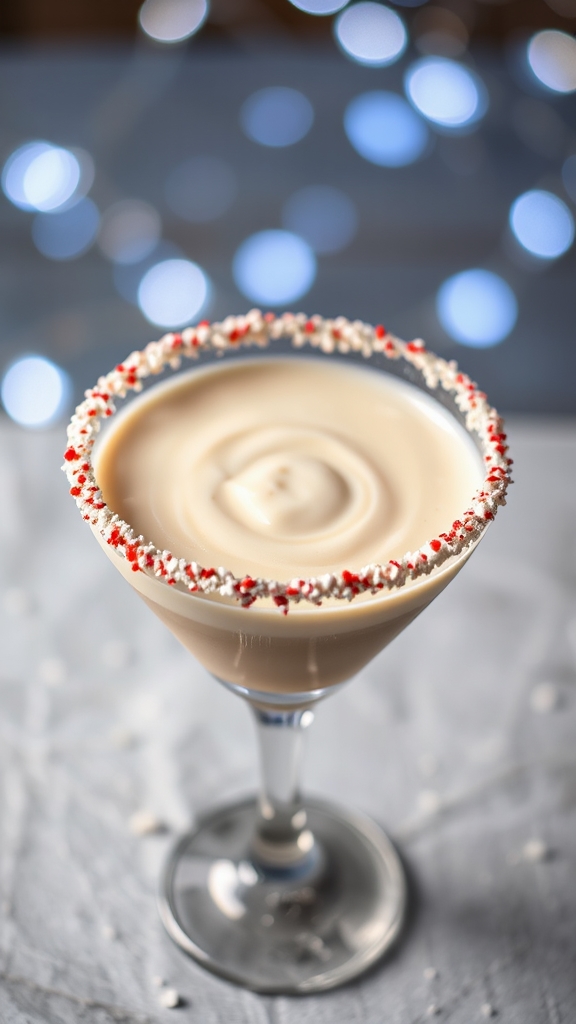 shaken vodka peppermint cream