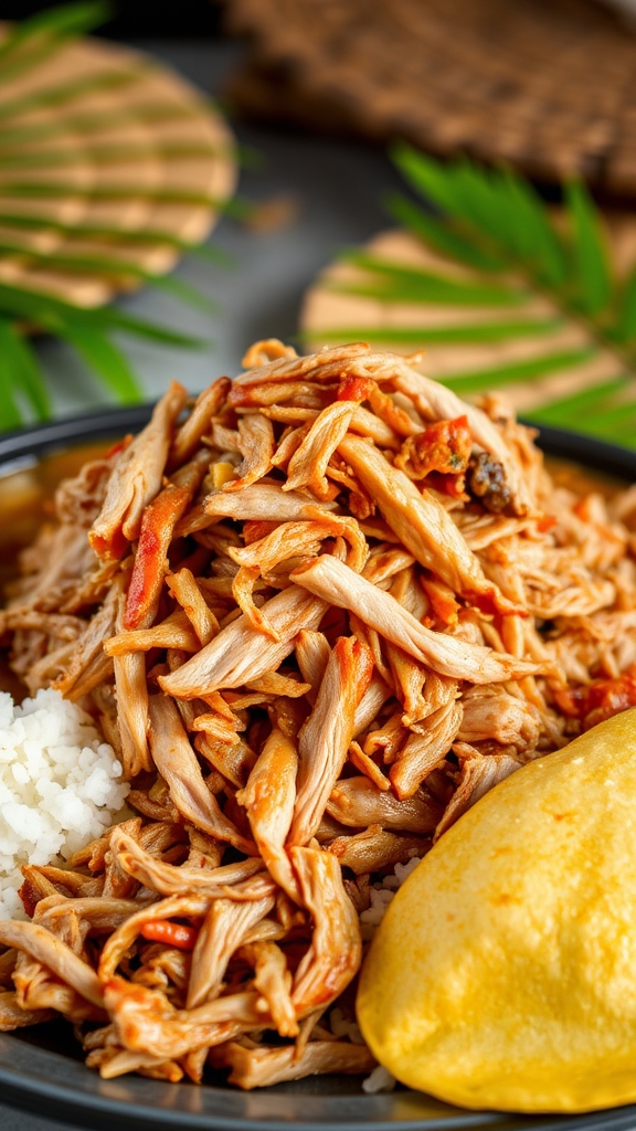 shred pork with forks