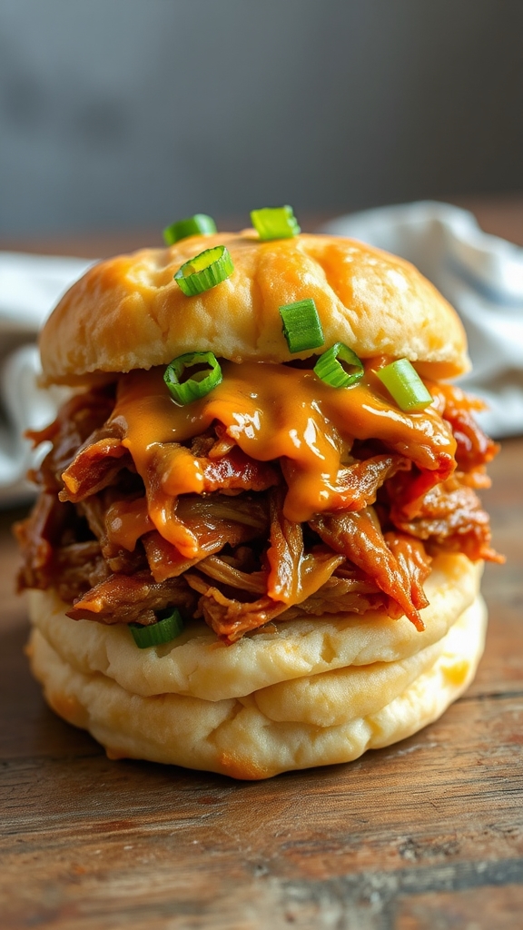 slow cooked mustard pulled pork