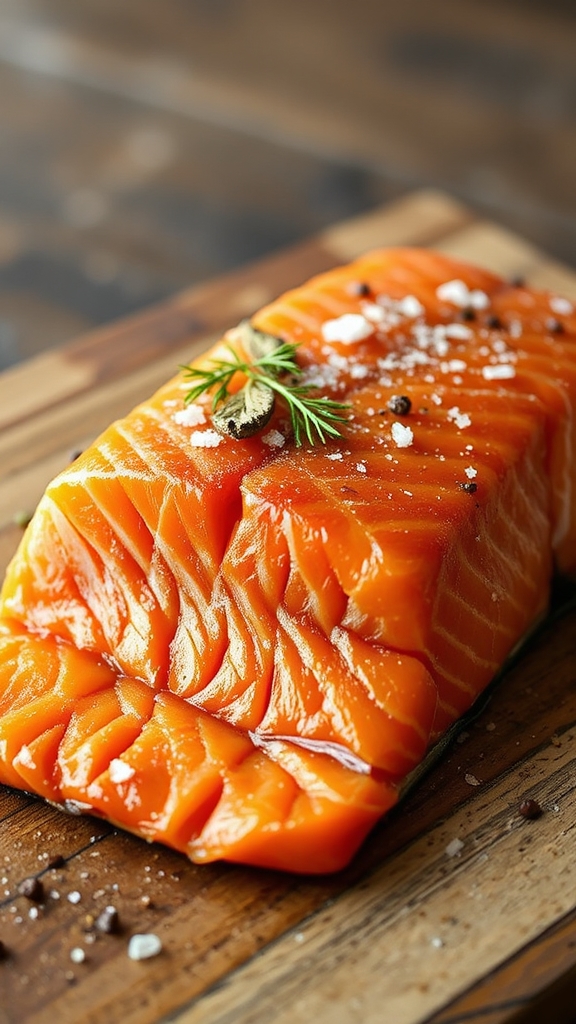 smoke cured alaskan salmon
