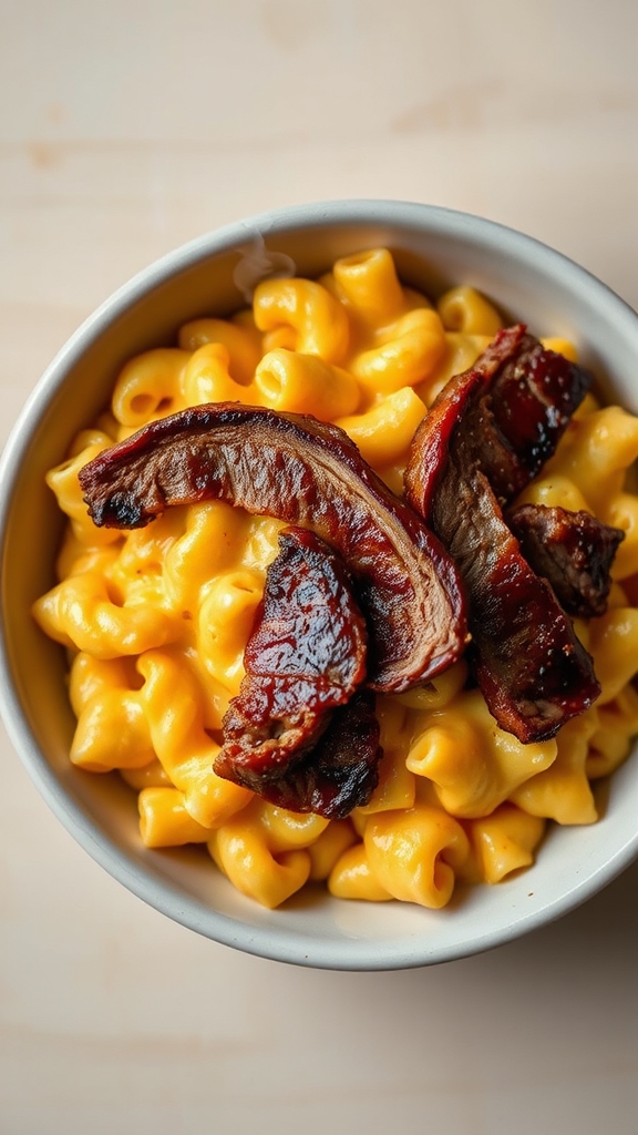 smoked brisket mac cheese