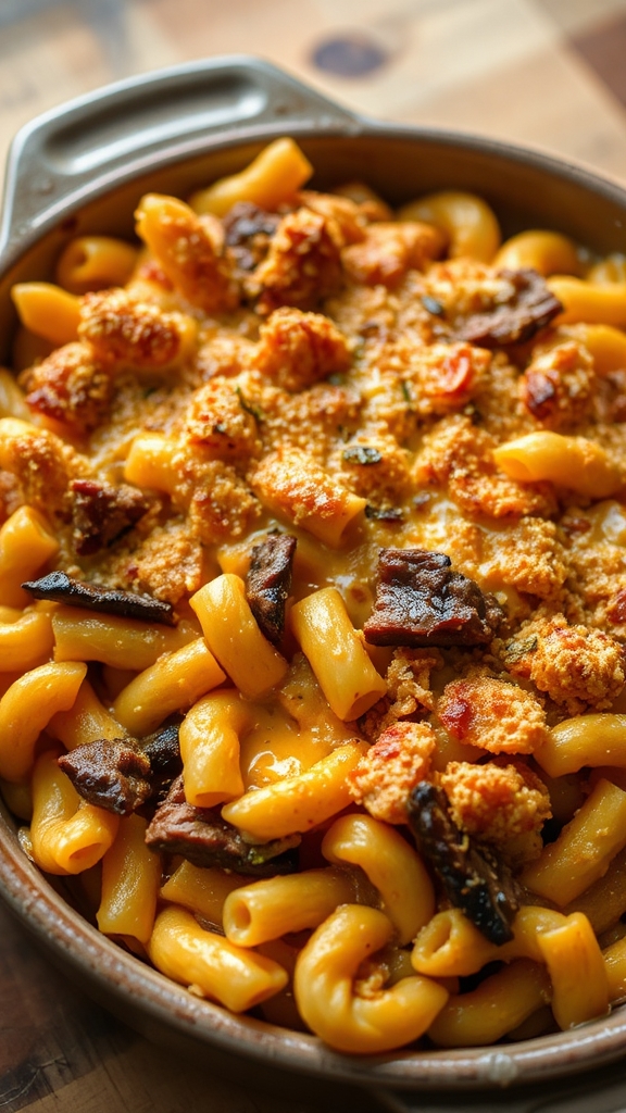 smoked brisket mac cheese