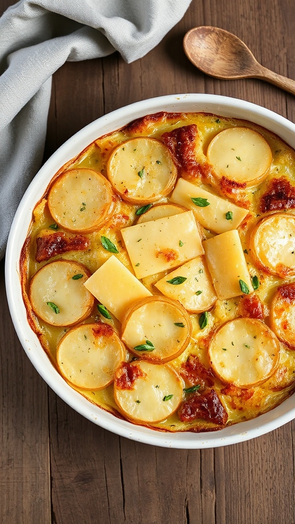 smoked gouda potato gratin