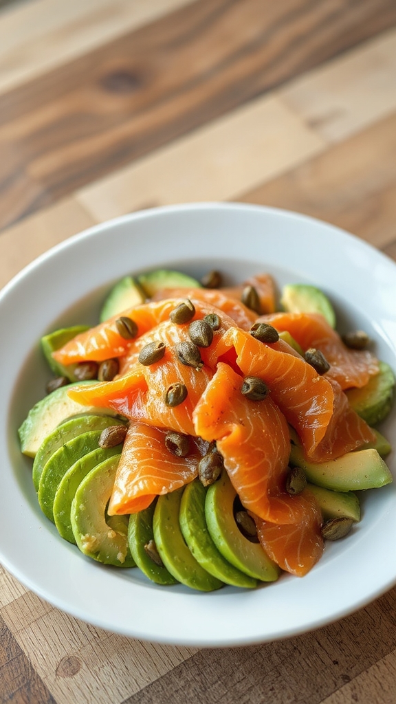 smoked salmon avocado fusion