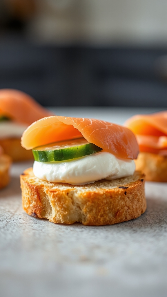smoked salmon canap essentials
