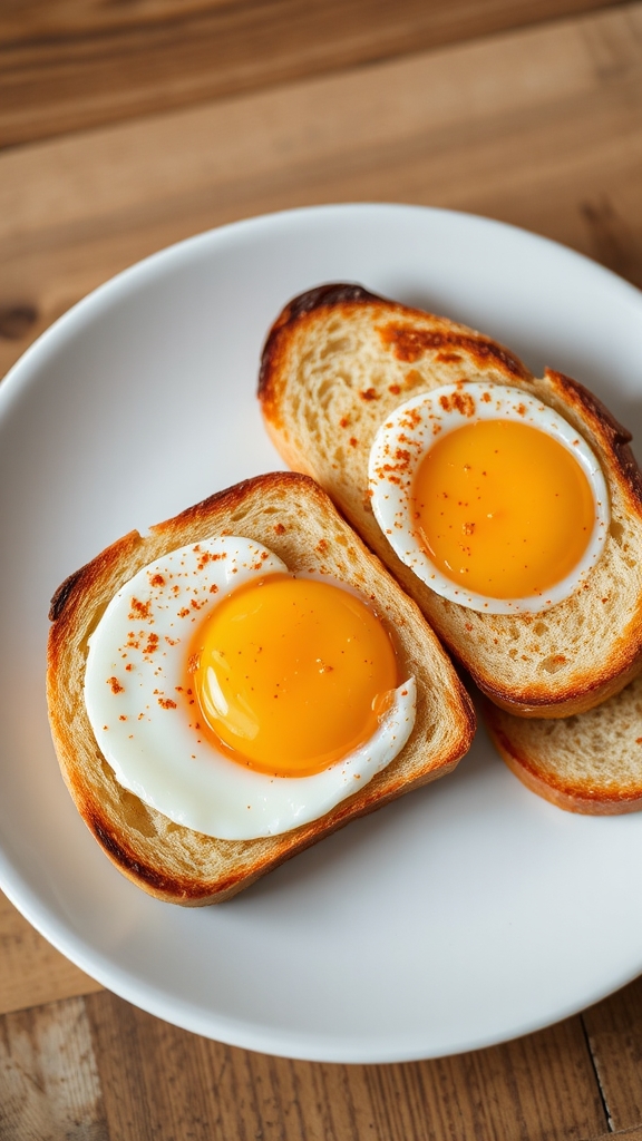 smoky egg in hole