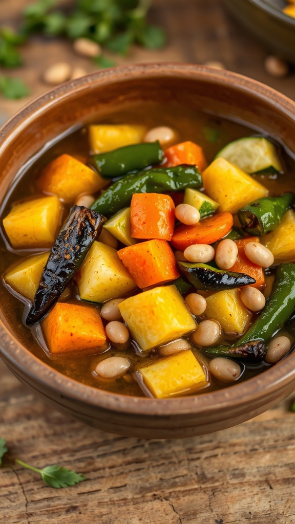 smoky green chile stew