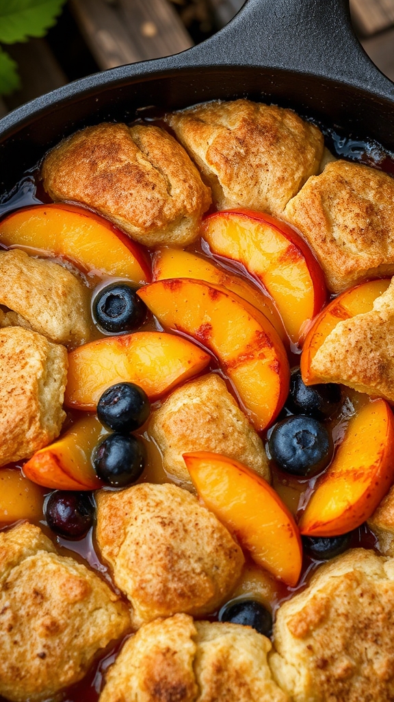 smoky grilled peach variation
