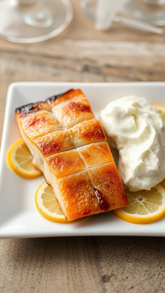 smoky miso brined cod
