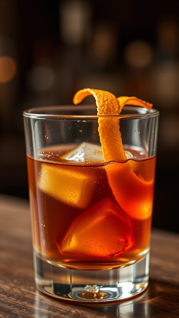 smoky whiskey and citrus