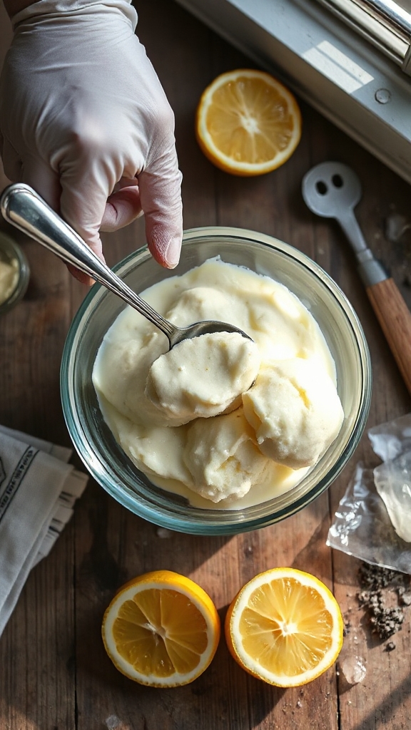 smooth lemon sherbet fixes