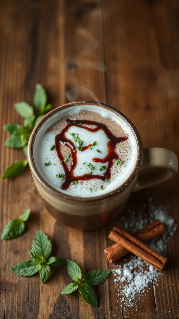 snowshoe s minty chocolate warmer
