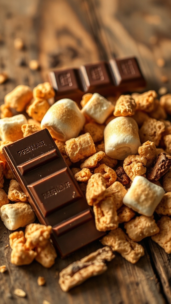 sophisticated campfire chocolate pairings