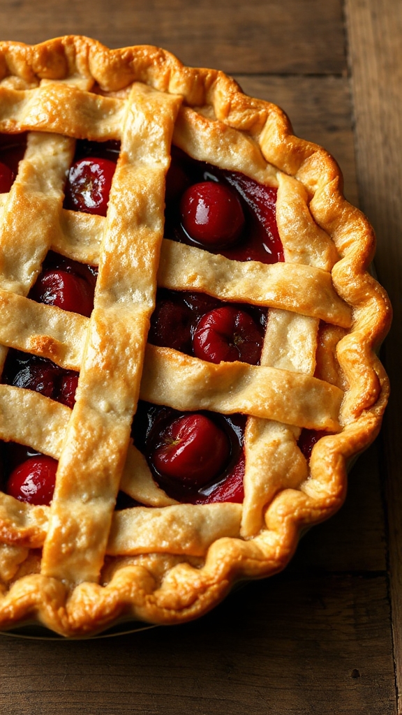 sour cherry pie michigan summer
