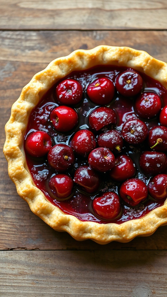 sour cherry pie tart