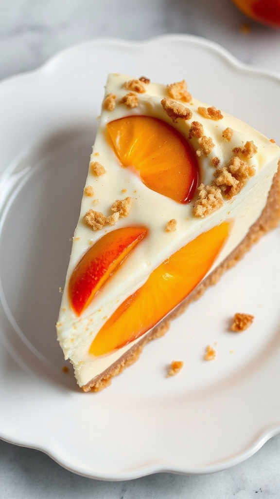 south carolina peach cheesecake