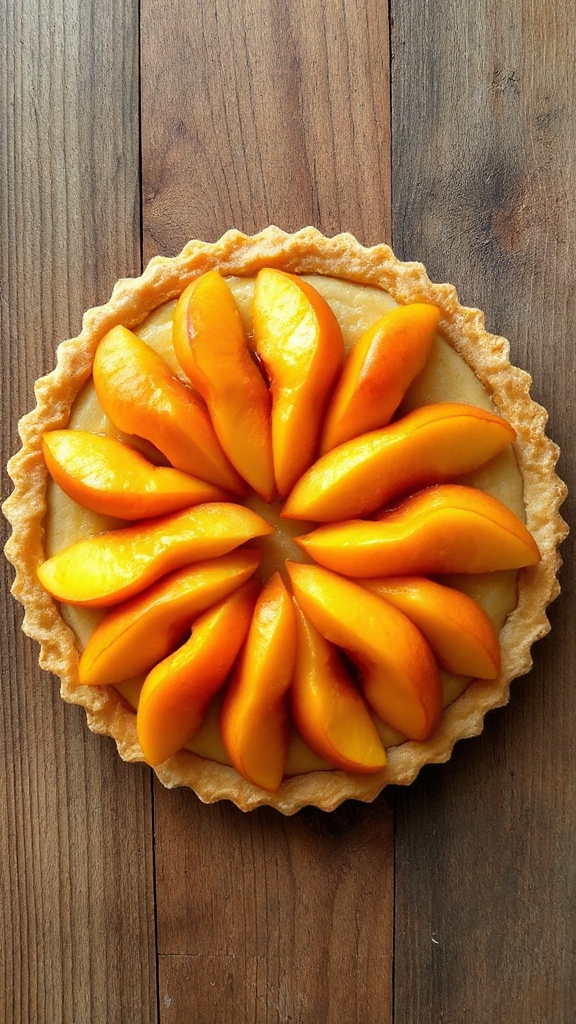 south carolina peach tart