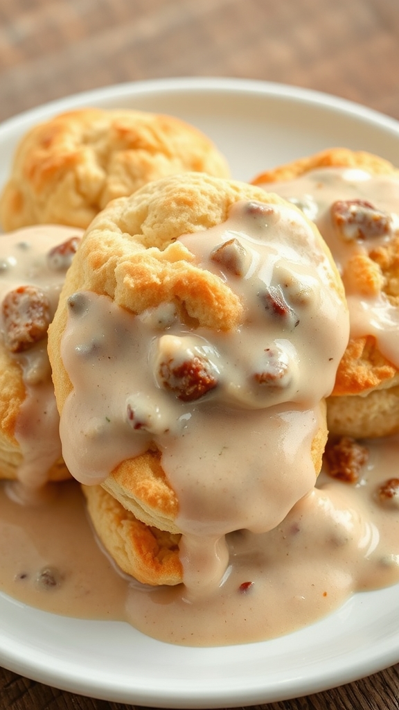 southern biscuits and gravy