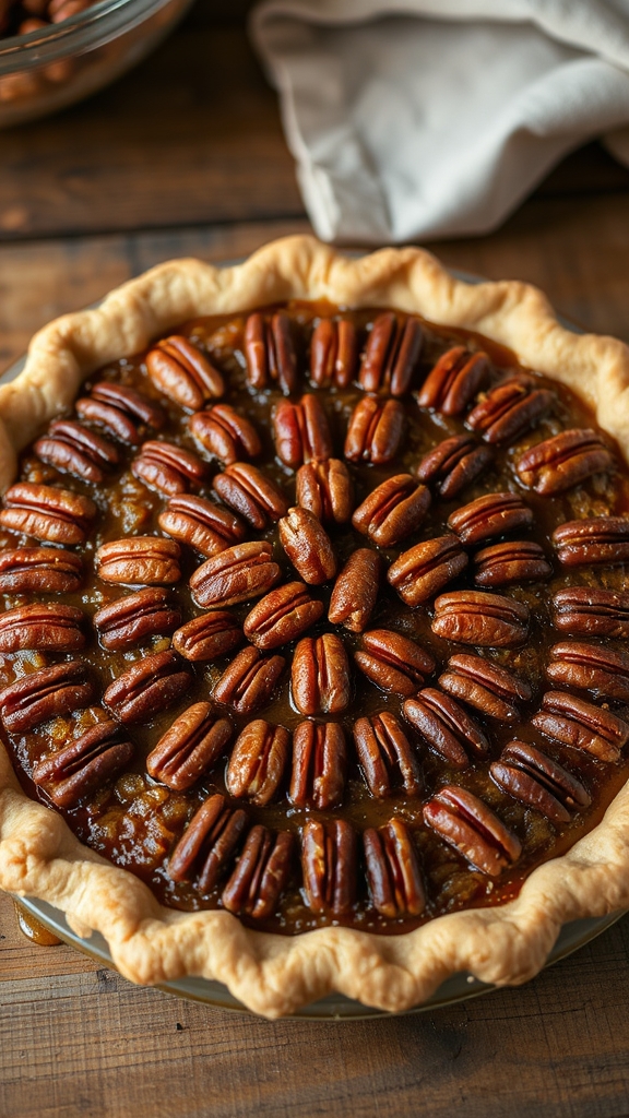southern bourbon pecan pie