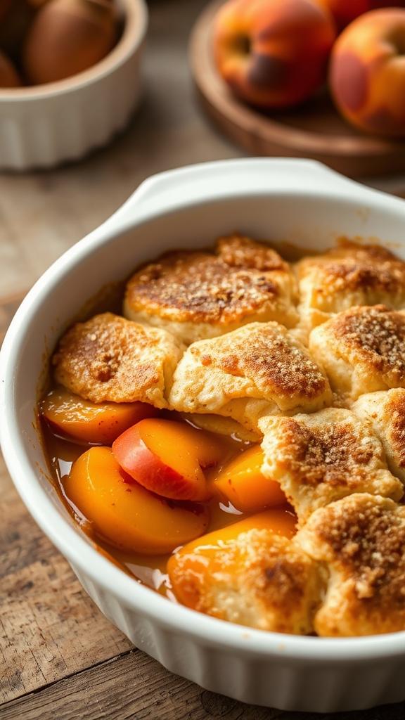 southern hospitality peach cobbler