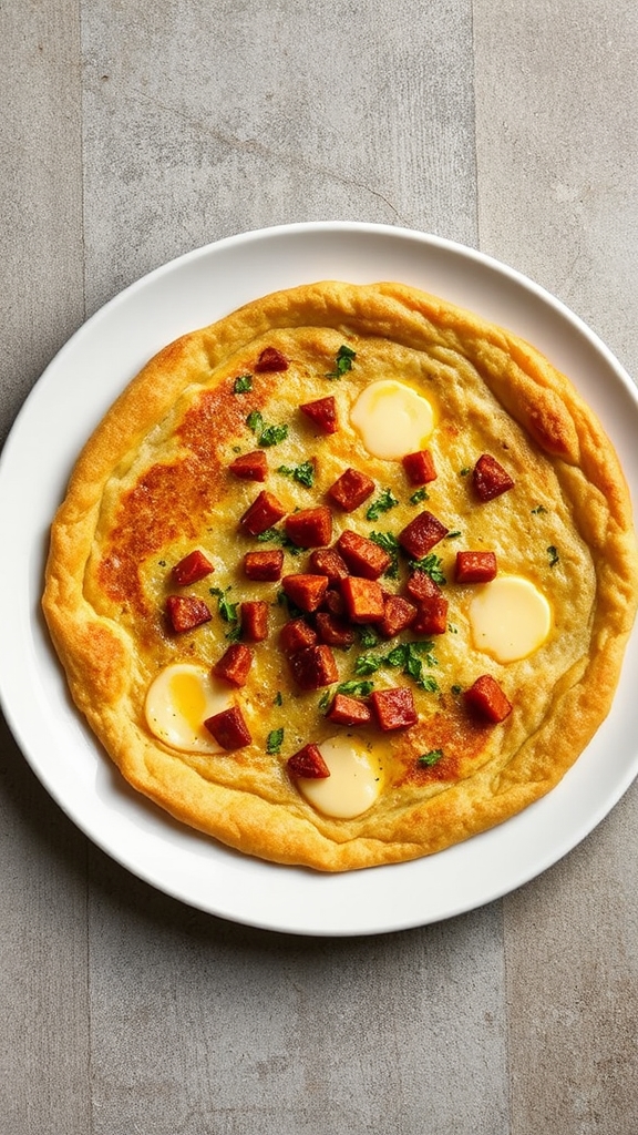 spanish tortilla chorizo manchego