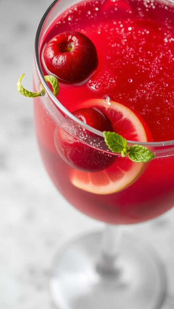 sparkling cranberry ginger tweaks