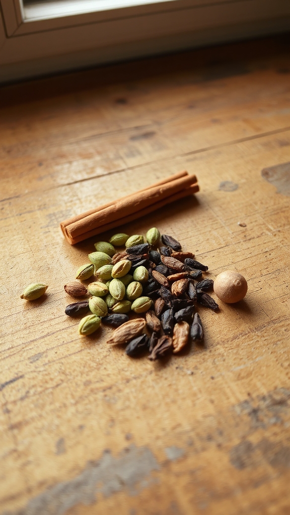 spiced elements enhance dessert