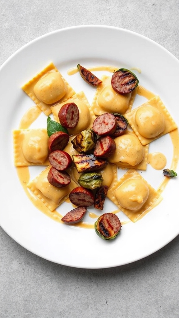 spicy alaskan reindeer ravioli
