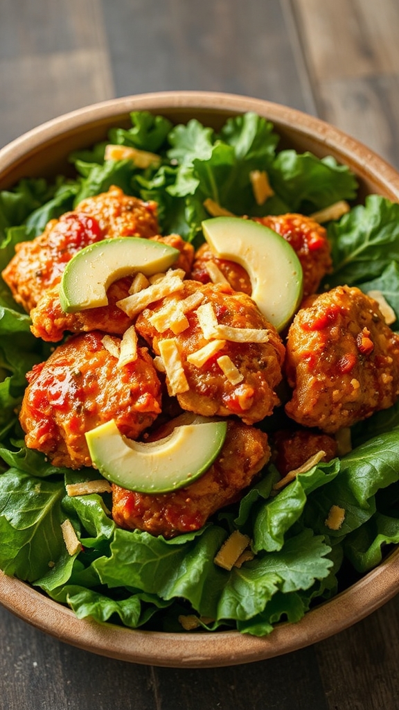 spicy buttermilk chicken salad
