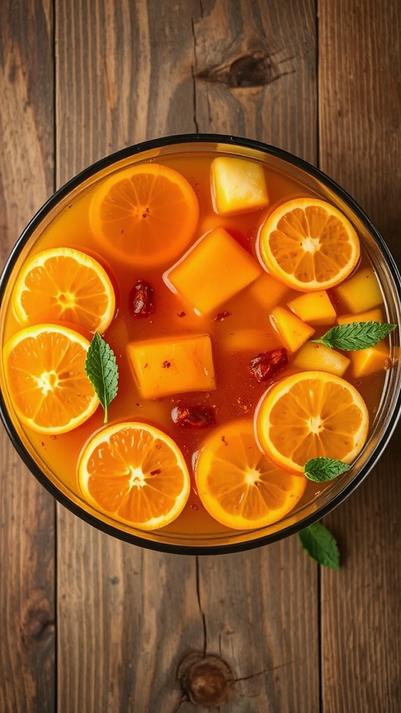 spicy cajun rum punch