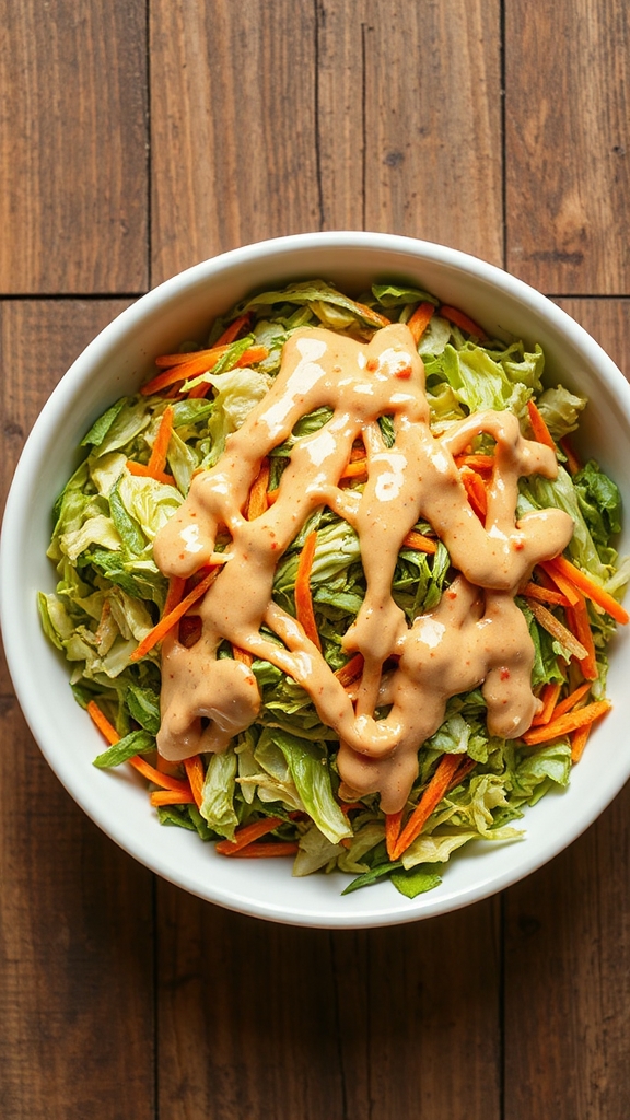 spicy peanut cabbage carrot